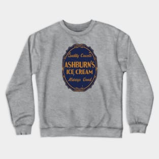 Ashburn's Ice Cream Crewneck Sweatshirt